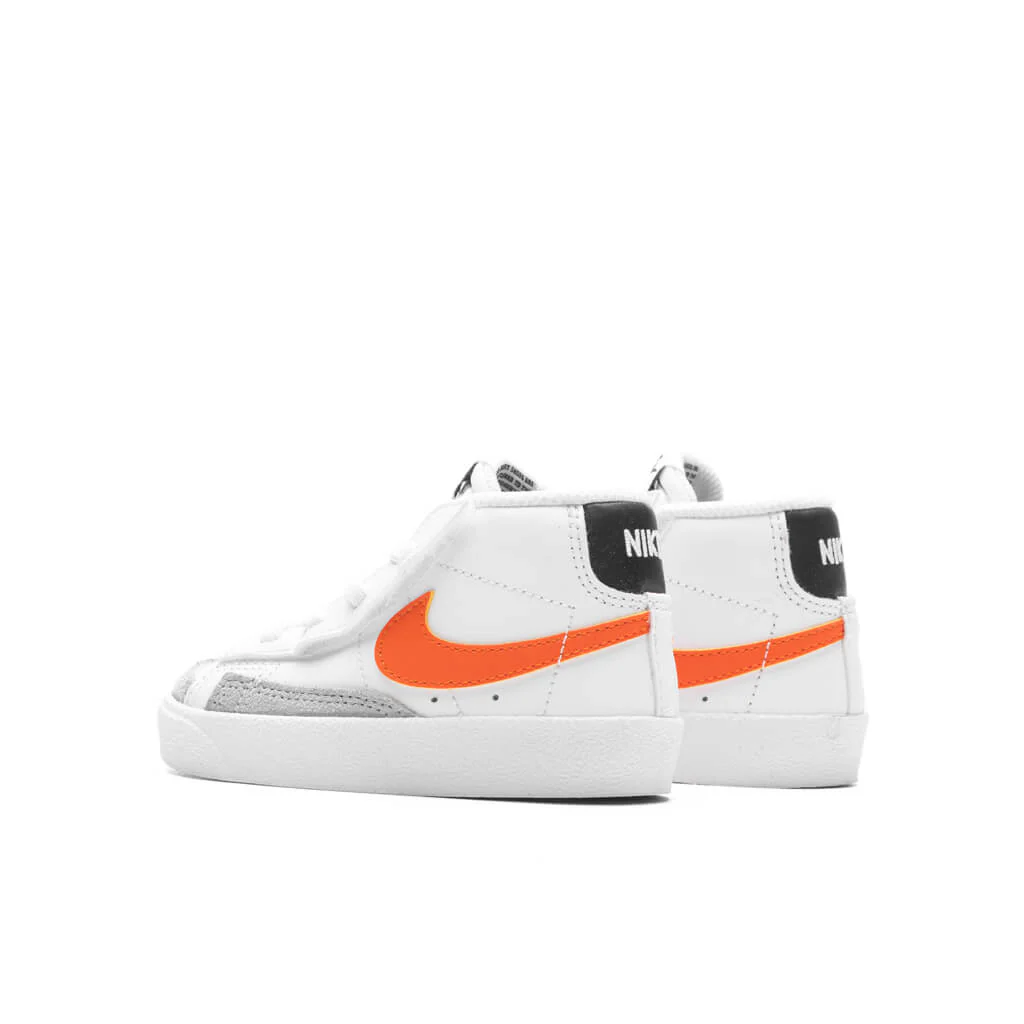 Blazer Mid '77 (TD) - White/Safety Orange/Wolf Grey - Image 3