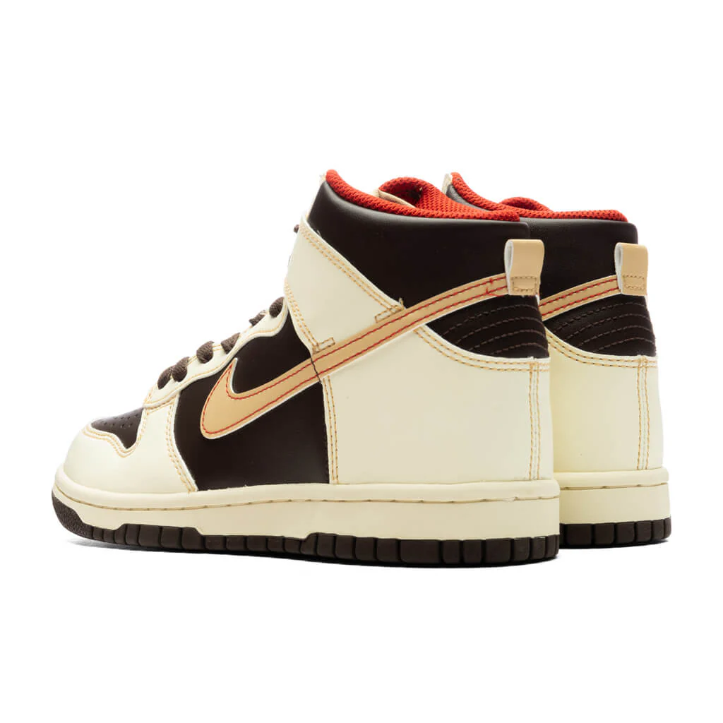 Dunk High (GS) - Baroque Brown/Sesame/Coconut Milk - Image 3