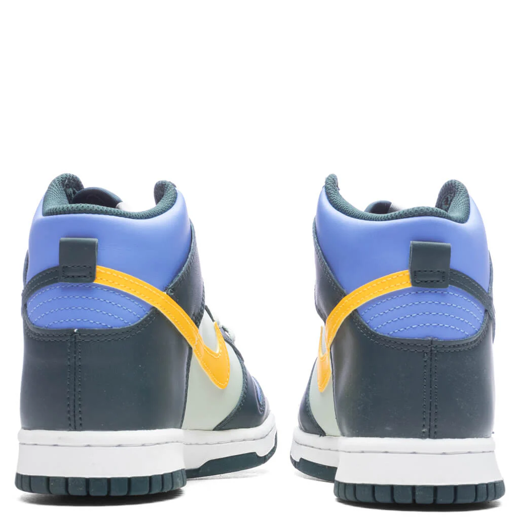 Dunk High (GS) - Deep Jungle/University Gold/Light Silver - Image 4