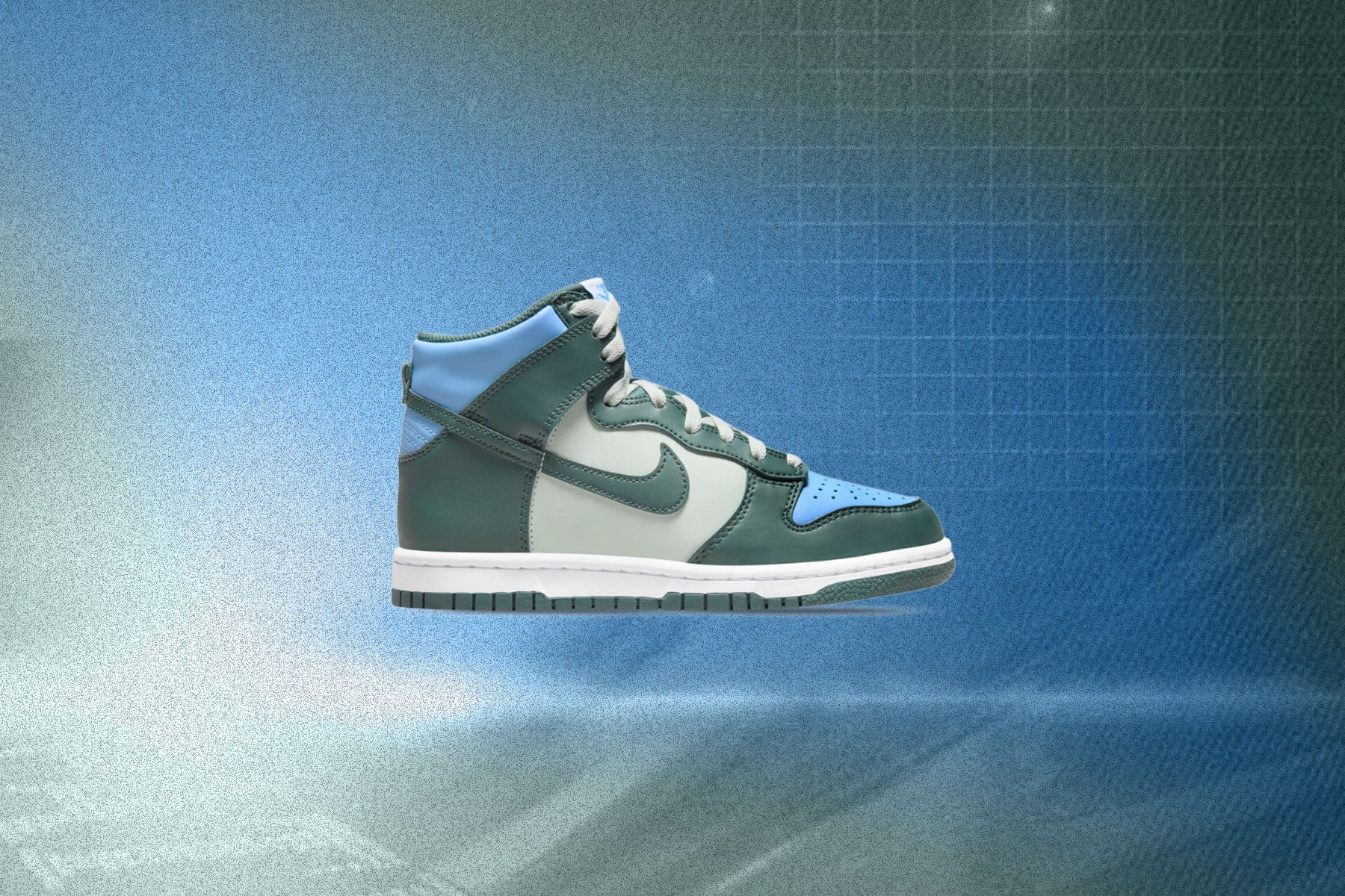 Dunk High (GS) - Deep Jungle/University Gold/Light Silver - Image 5