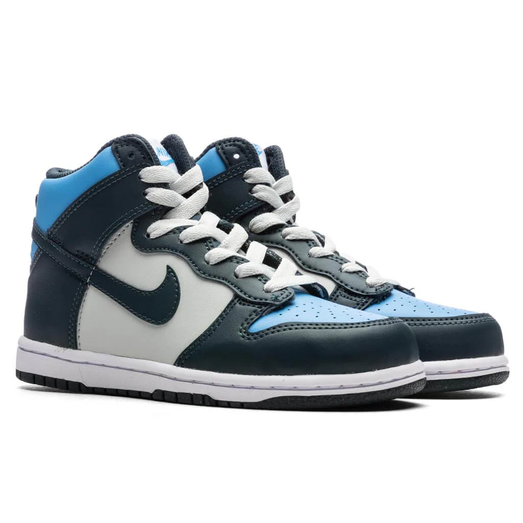 Dunk High (PS) - Deep Jungle/University Gold/Light Silver - Image 2