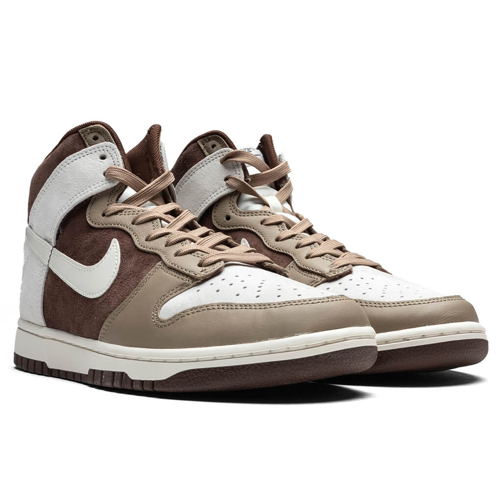 Dunk High Retro Premium 'Light Chocolate' - Sail/Khaki - Image 2