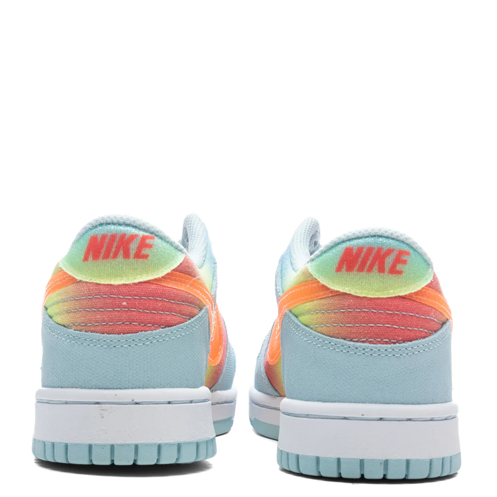 Dunk Low (GS) - Glacier Blue/Total Orange/Light Lemon Twist - Image 4