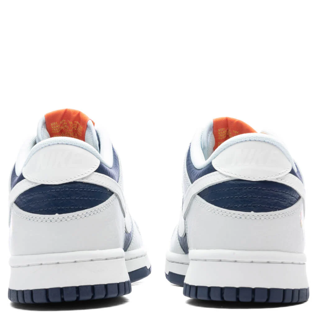 Dunk Low UV Reactive (GS) - Photon Dust/White/Midnight Navy - Image 4