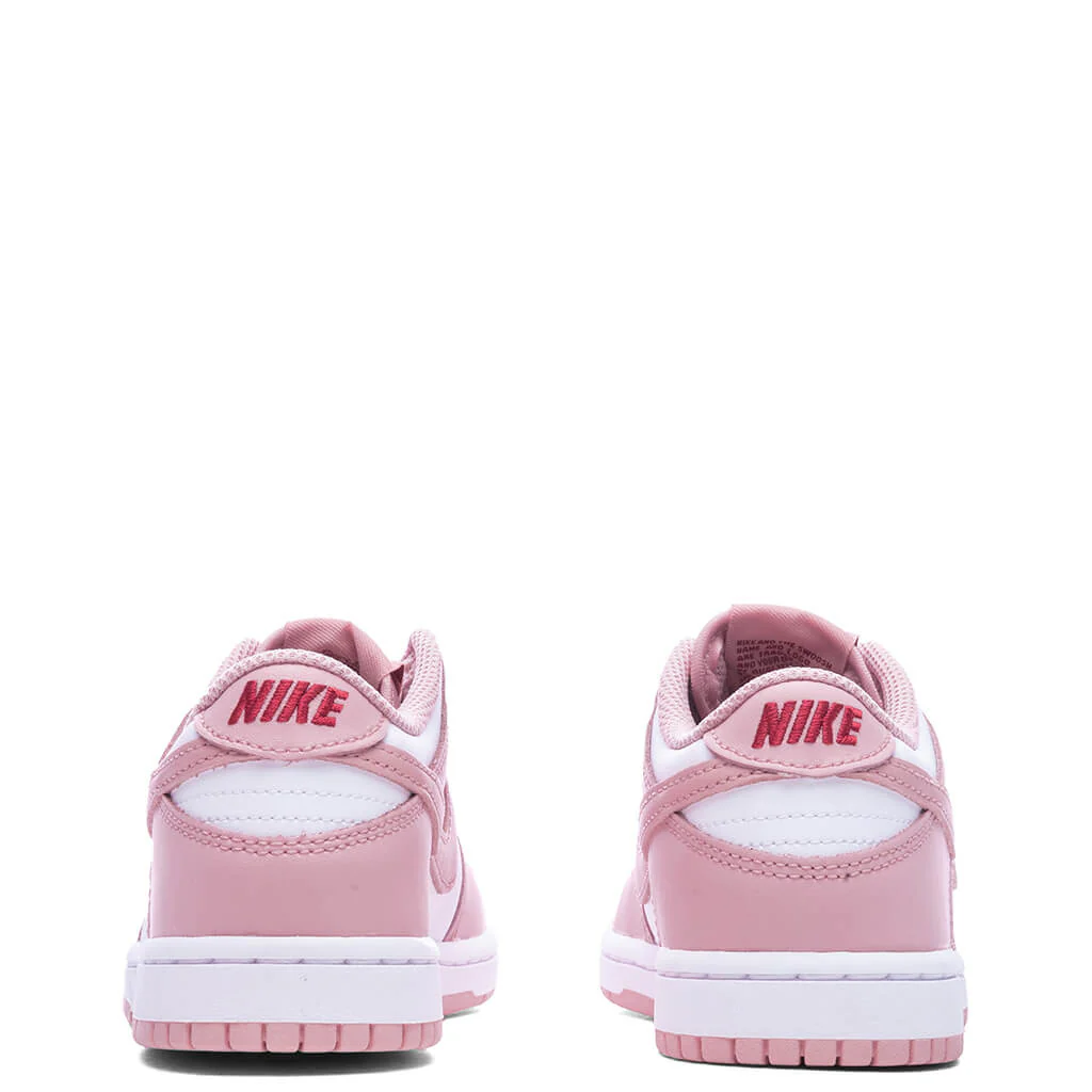 Dunk Low BP (PS) - White/Pink Glaze/Pomegranate - Image 4