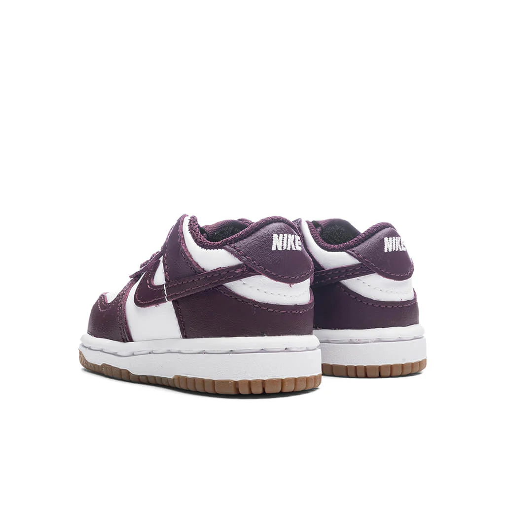 Dunk Low BTE (TD) - White/Burgundy Crush/Gum Light Brown - Image 3