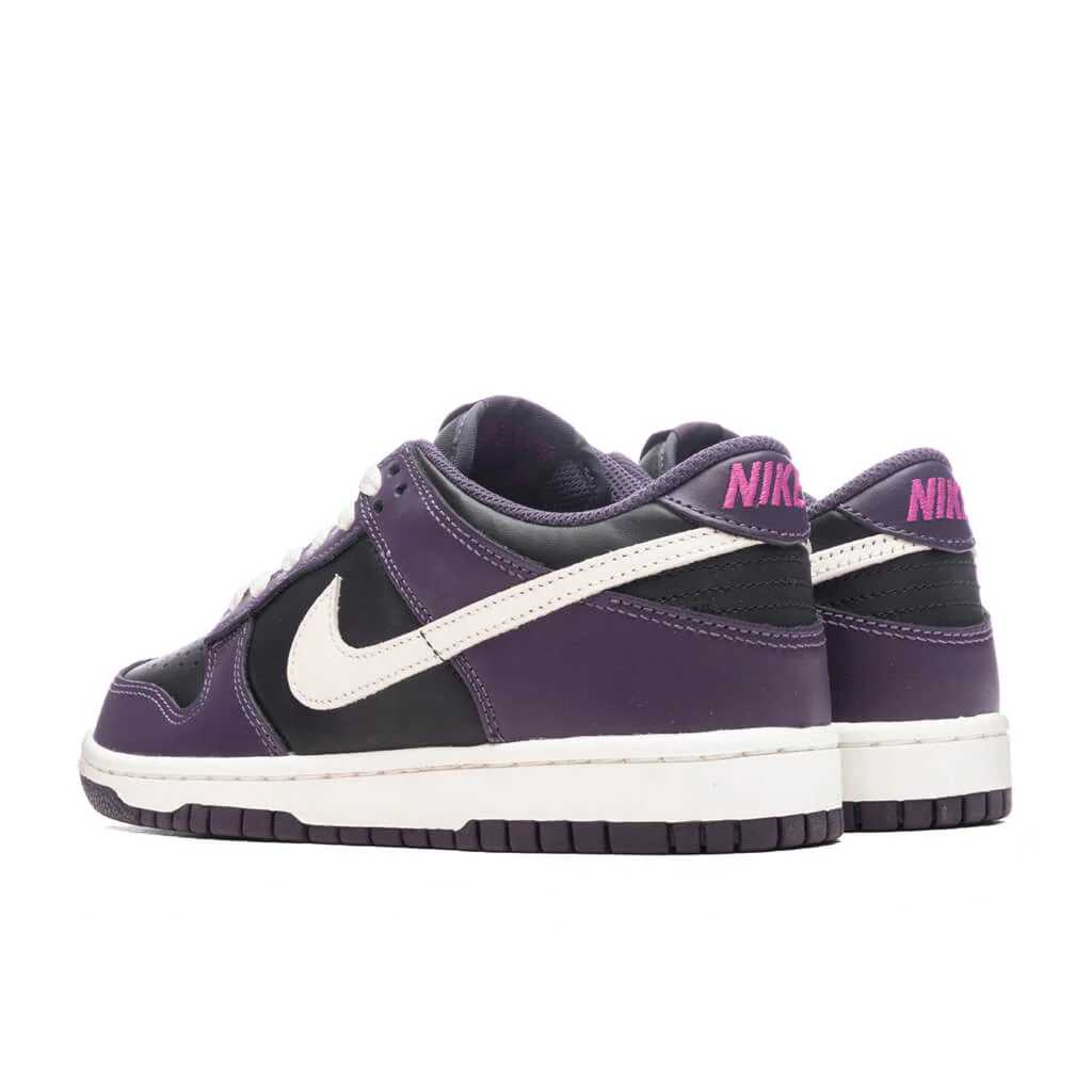 Dunk Low (GS) - Black/Pale Ivory/Dark Raisin/Sail - Image 3