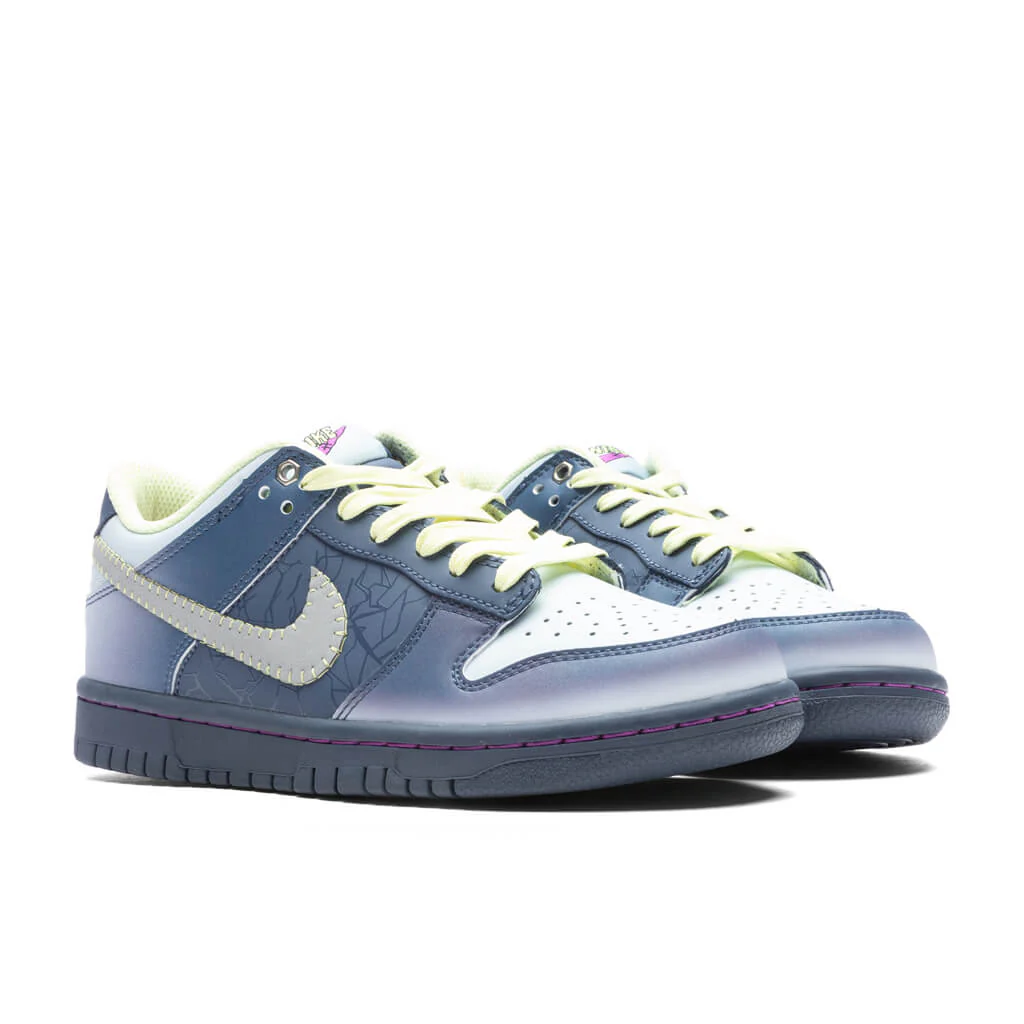 Dunk Low (GS) 'Halloween' - Diffused Blue/Blue Tint/Luminous Green - Image 2