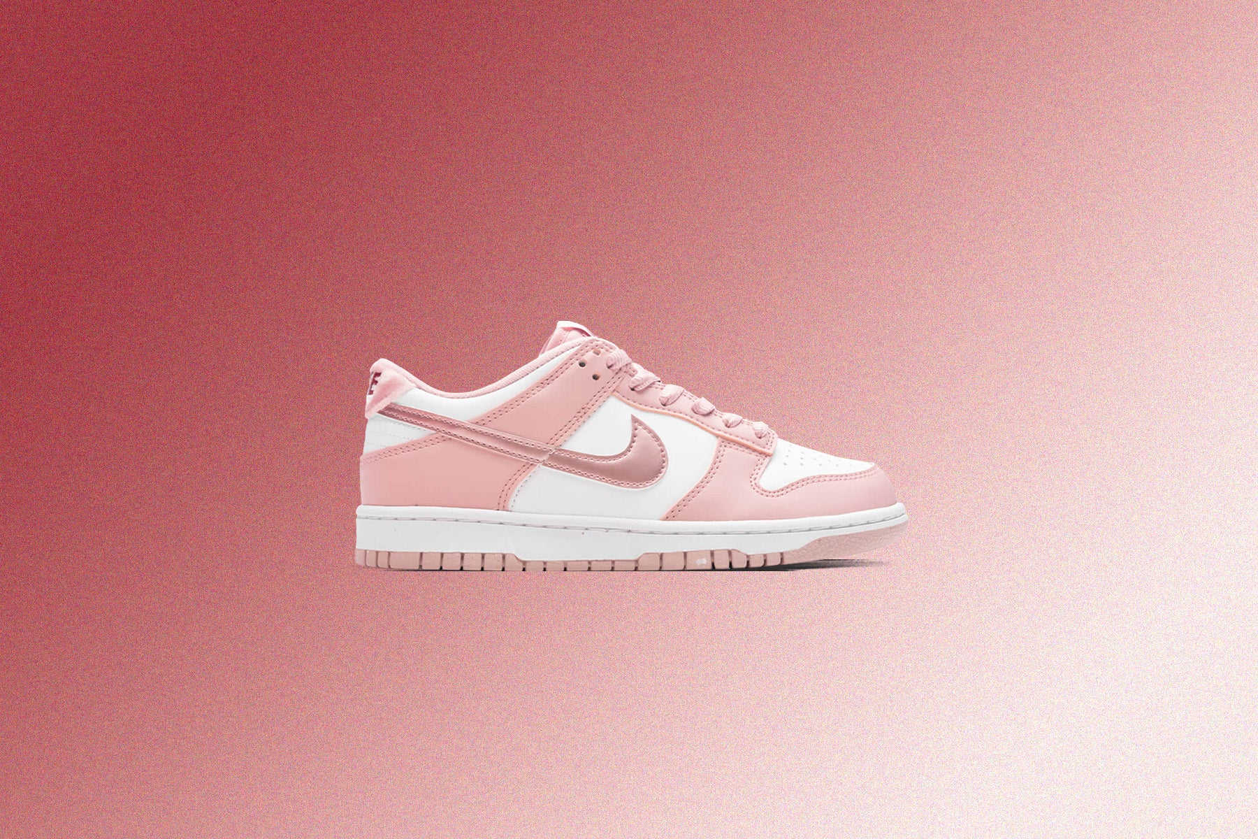 Dunk Low (GS) - Pink Glaze/Pink Glaze/White/Pomegranate - Image 5