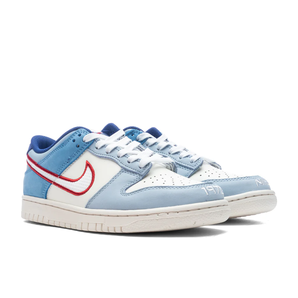 Dunk Low (GS) - Sail/White/Light Armory Blue - Image 2