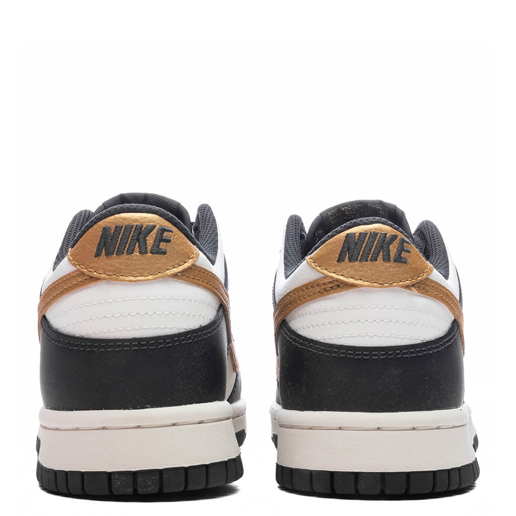 Dunk Low (GS) - Summit White/Metallic Gold/Anthracite - Image 4