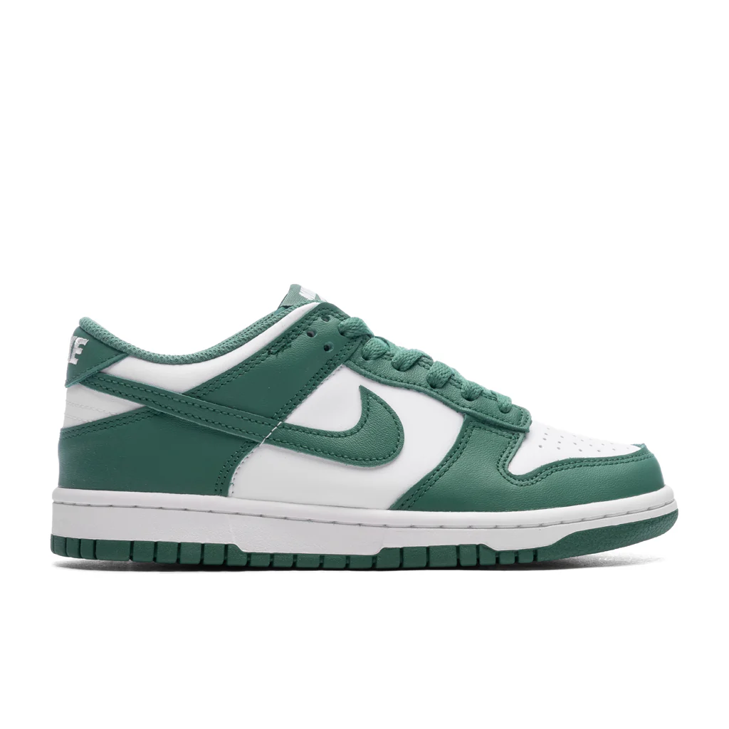 Dunk Low (GS) 'Spruce Green' - White/Bicoastal