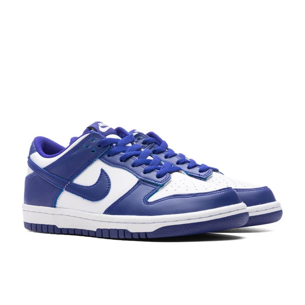 Dunk Low (GS) - White/Concord/University Red - Image 2