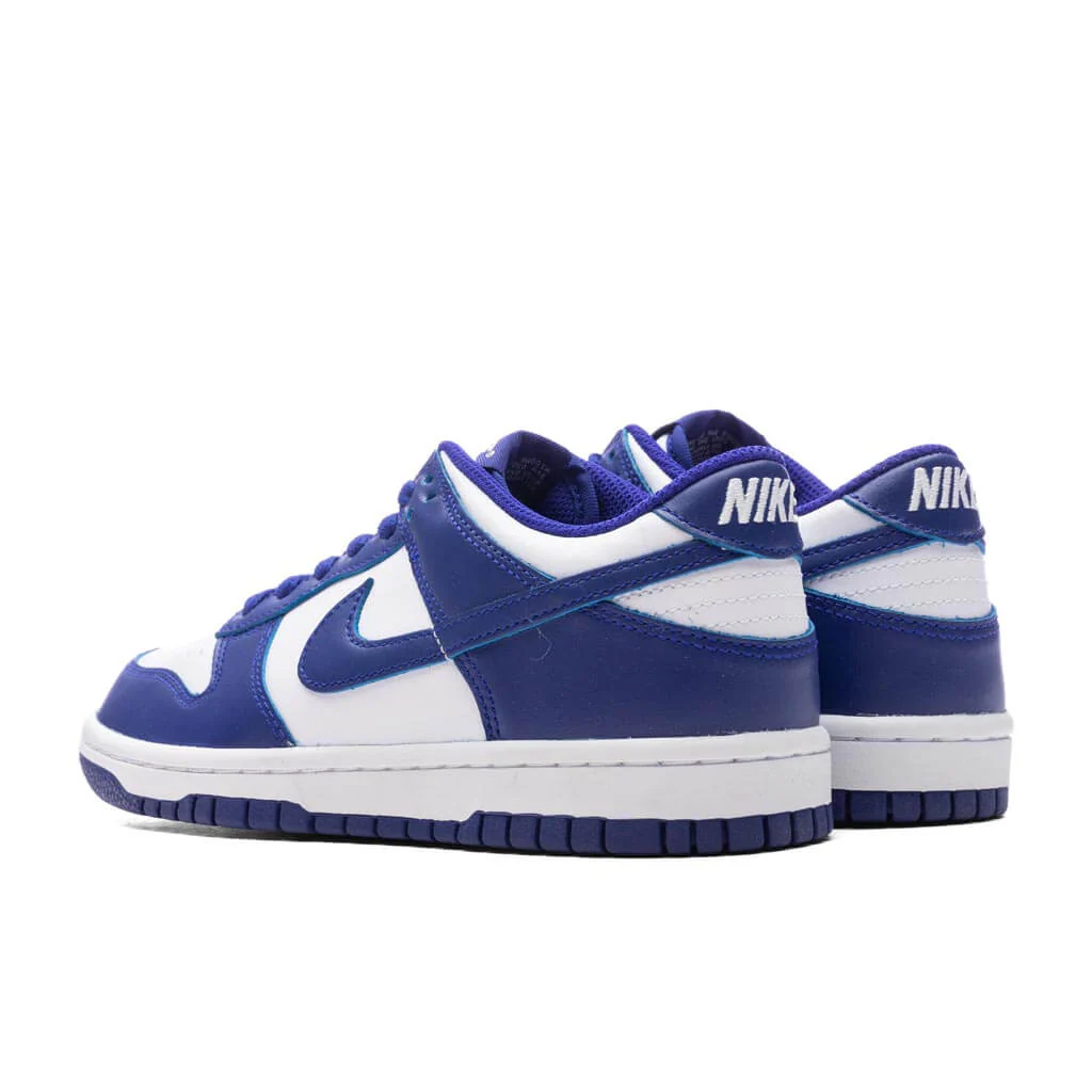 Dunk Low (GS) - White/Concord/University Red - Image 3