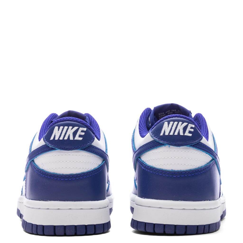 Dunk Low (GS) - White/Concord/University Red - Image 4