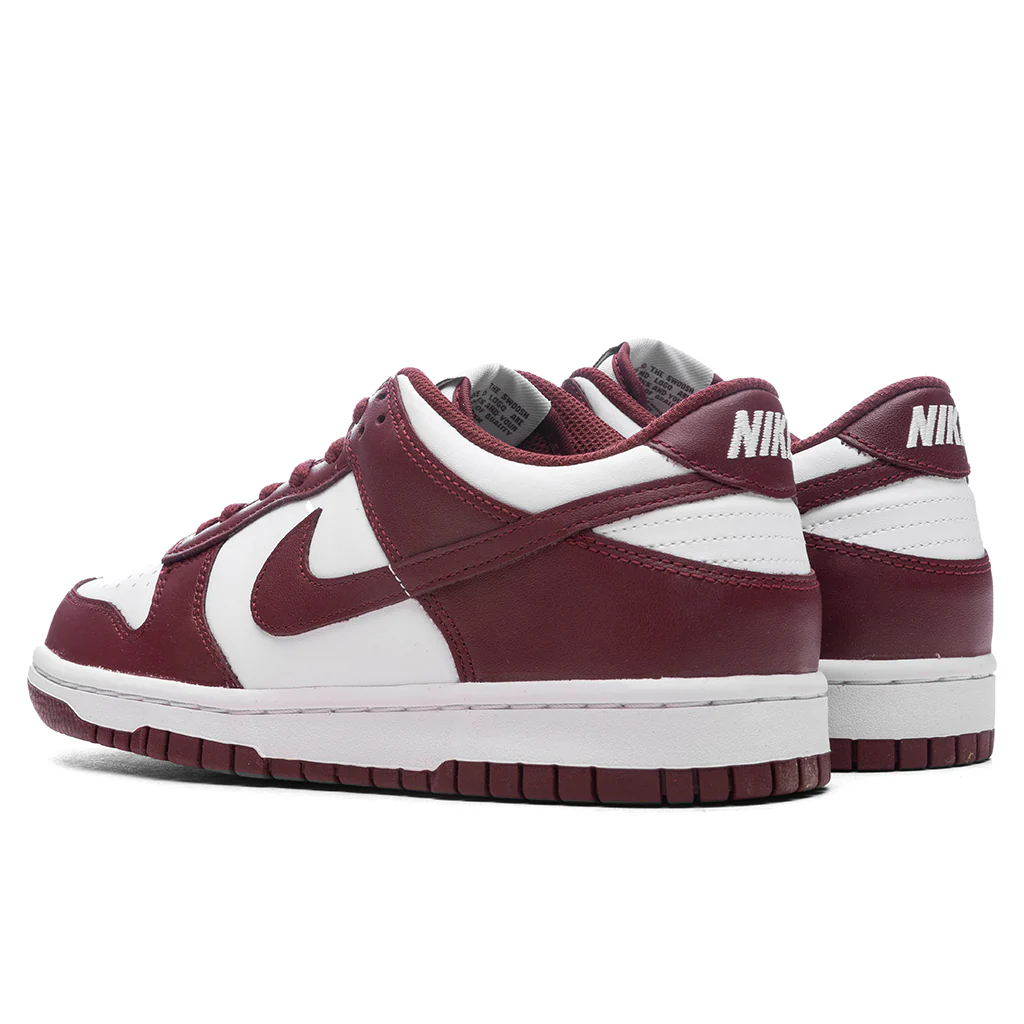 Dunk Low (GS) - White/Redwood/Gym Red - Image 3