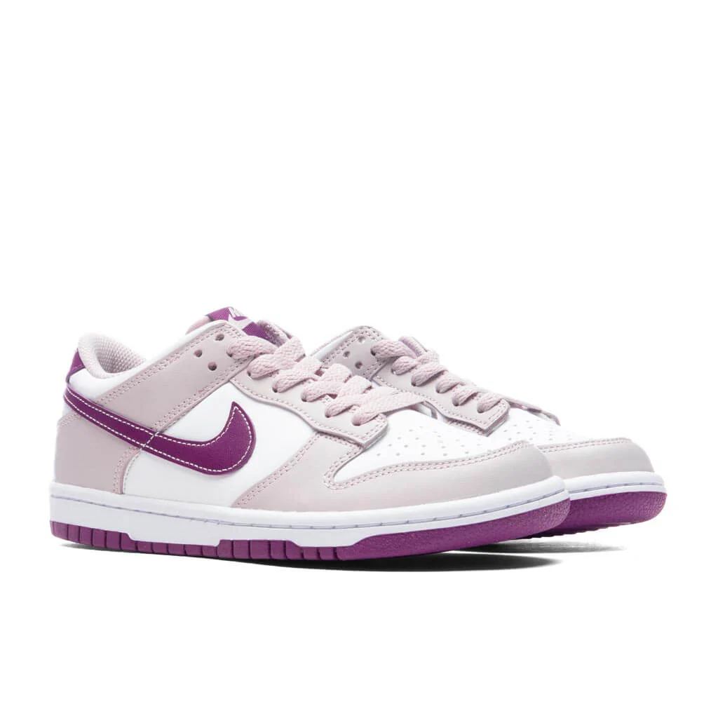Dunk Low (GS) - White/Viotech/Platinum Violet - Image 2