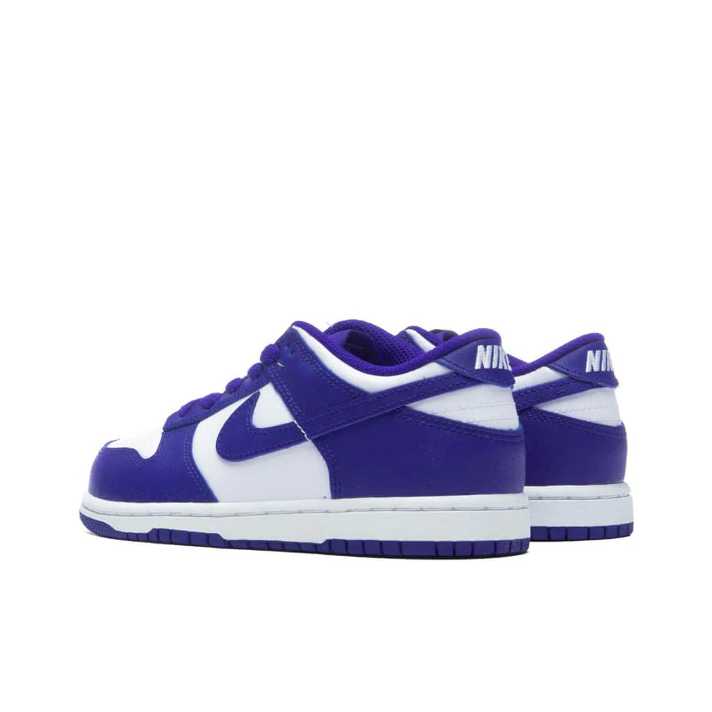 Dunk Low (PS) - White/Concord/University Red - Image 3