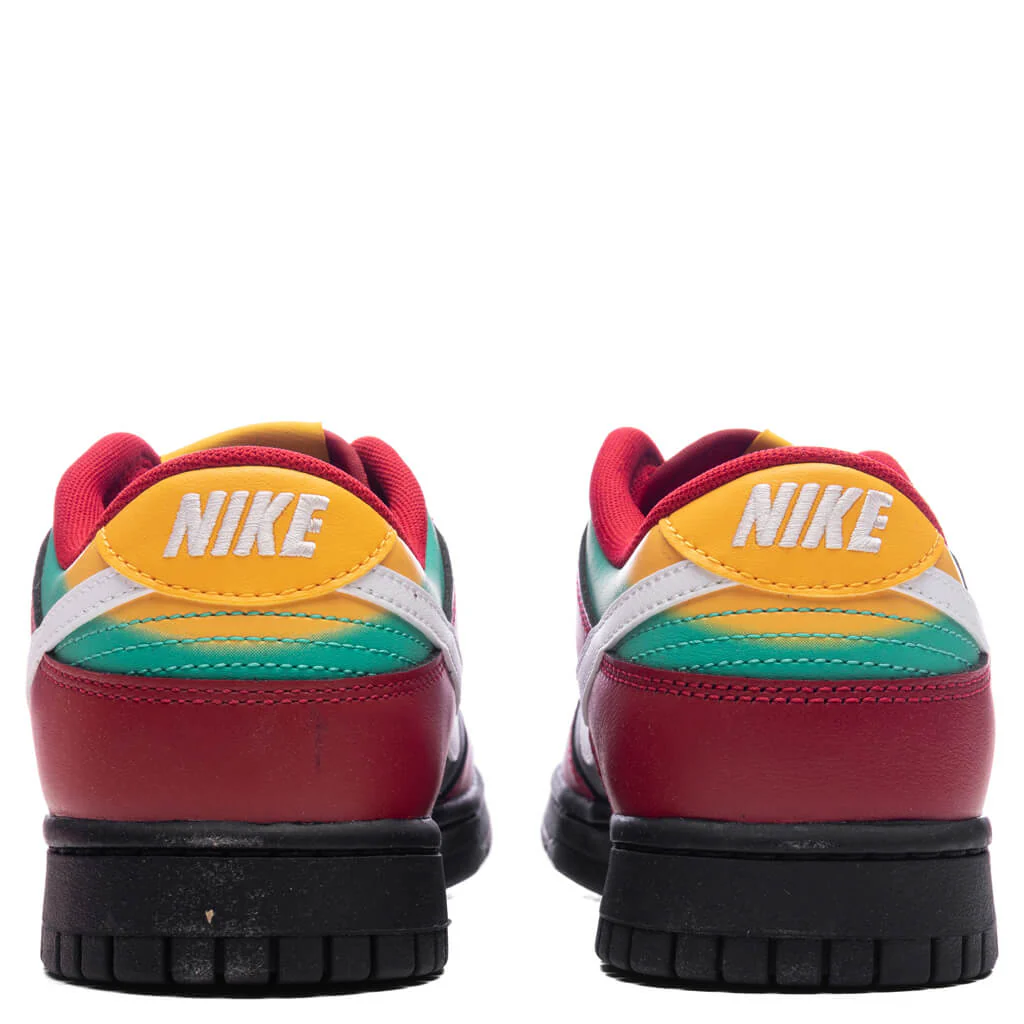 Dunk Low Retro 'Biker Tattoos' - Black/ White/Gym Red/University Gold - Image 4