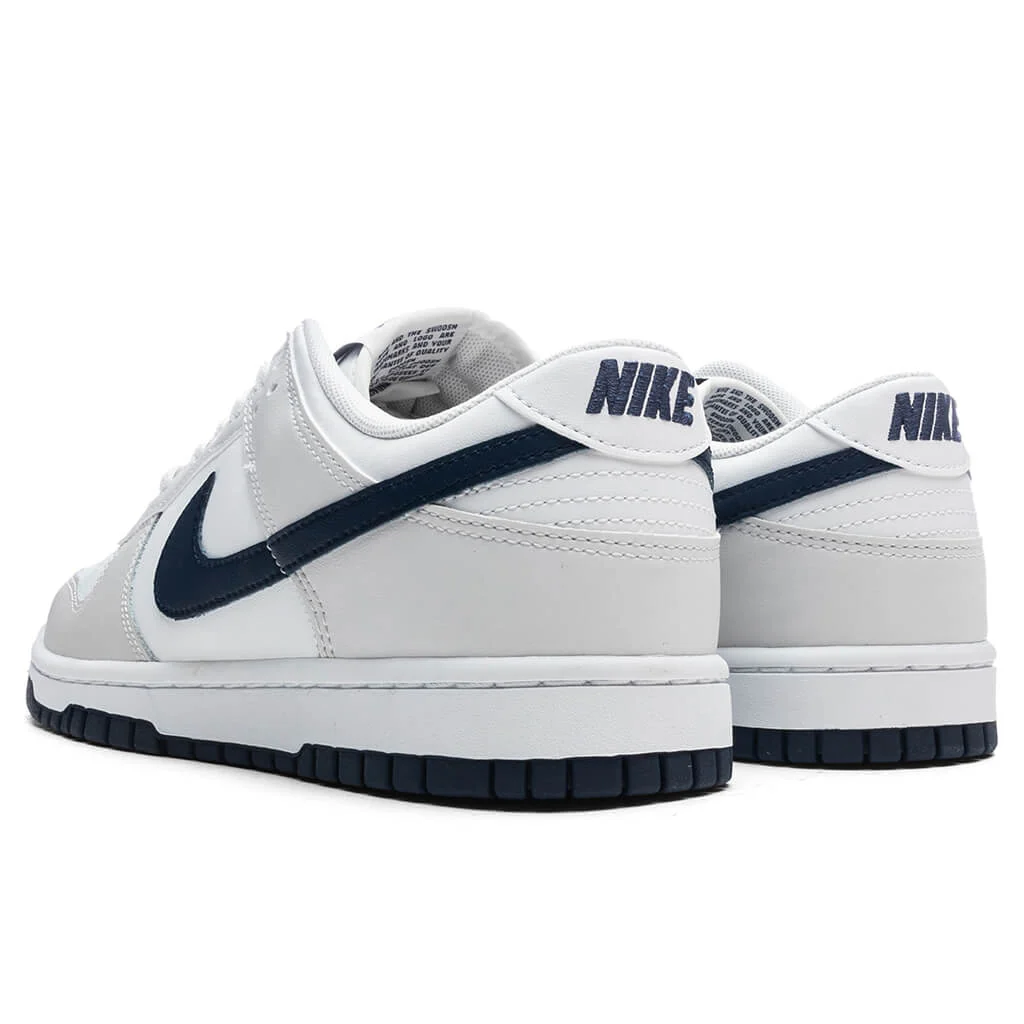 Dunk Low Retro - Summit White/Midnight Navy/Platinum Tint - Image 3