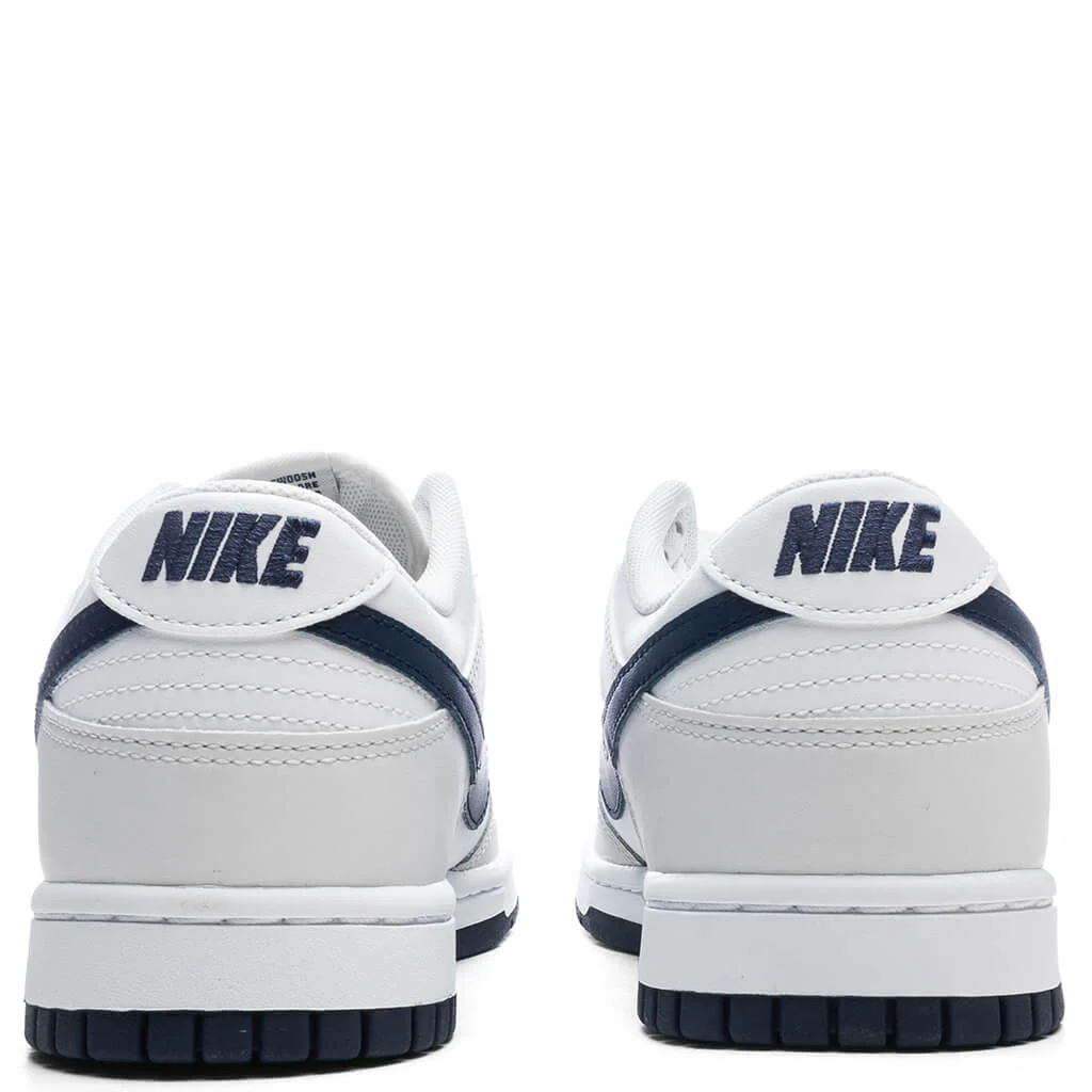 Dunk Low Retro - Summit White/Midnight Navy/Platinum Tint - Image 4