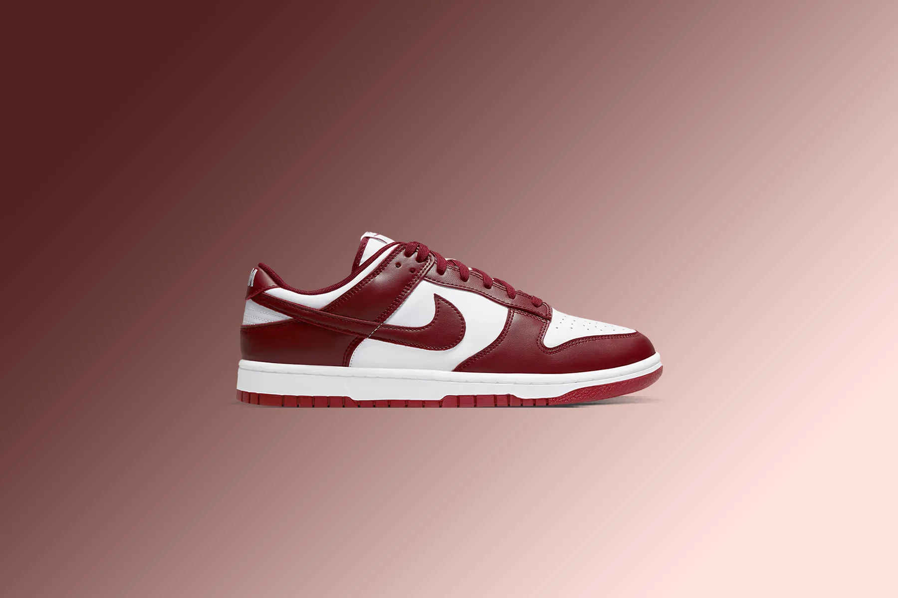 Dunk Low Retro - Team Red/White - Image 2