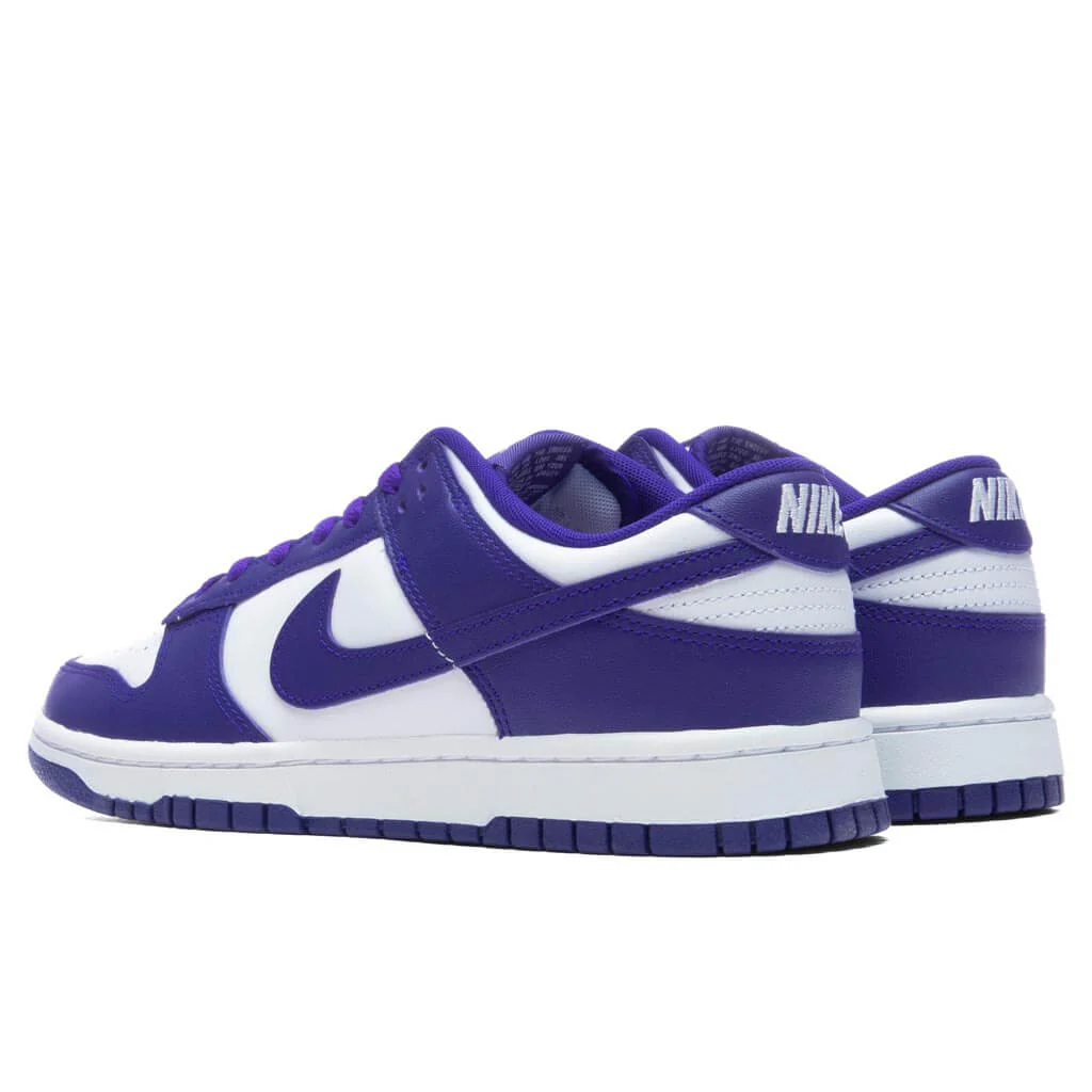 Dunk Low Retro - White/Concord/University Red - Image 3