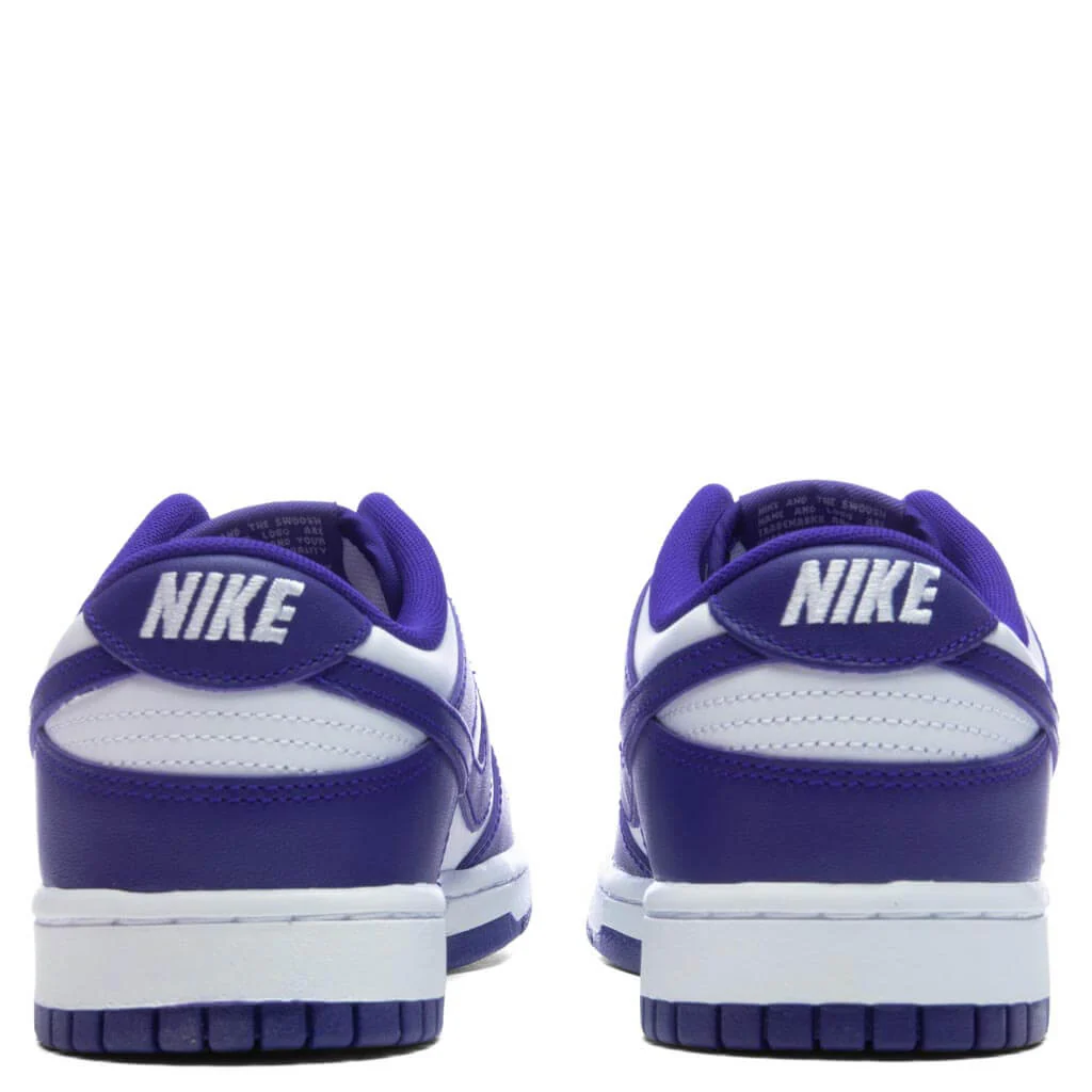 Dunk Low Retro - White/Concord/University Red - Image 4