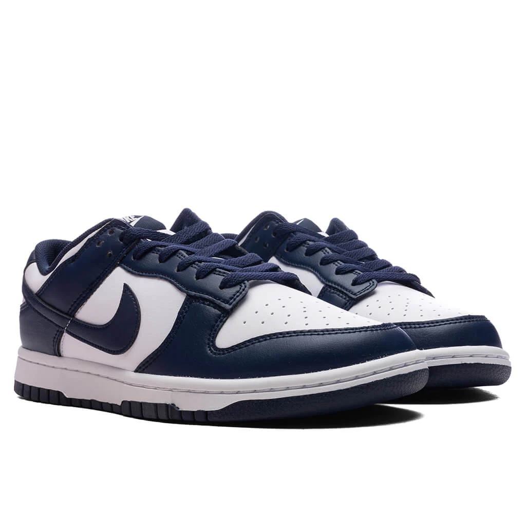 Dunk Low Retro - White/Midnight Navy - Image 2