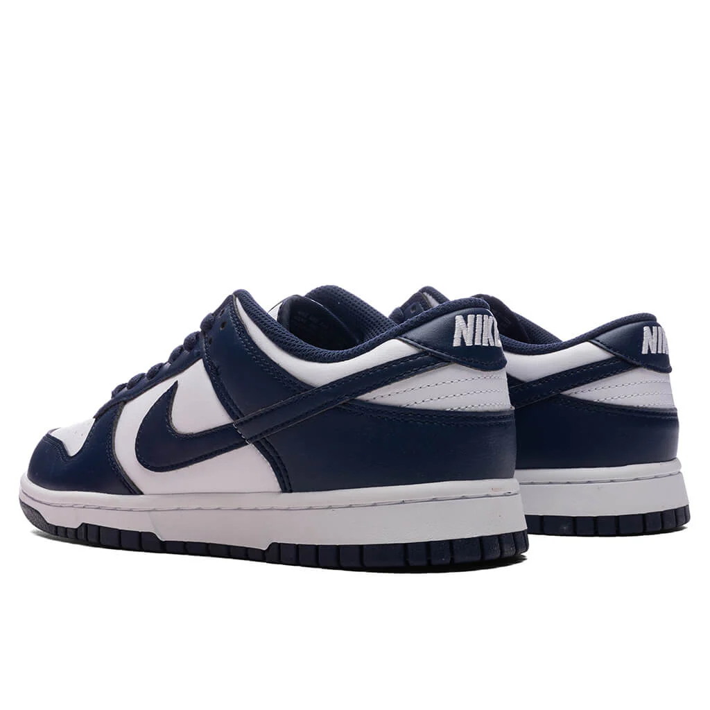 Dunk Low Retro - White/Midnight Navy - Image 3