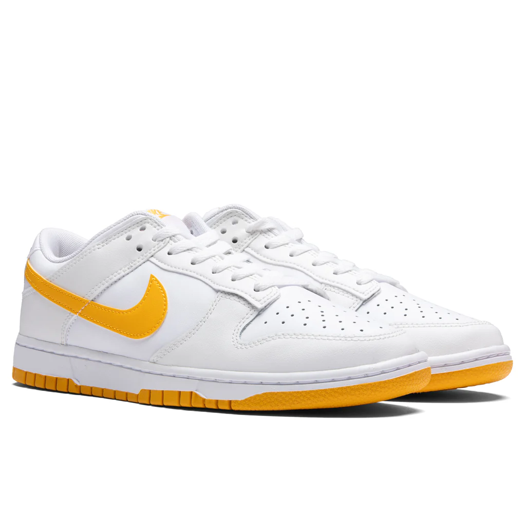 Dunk Low Retro - White/University Gold/Summit White - Image 2