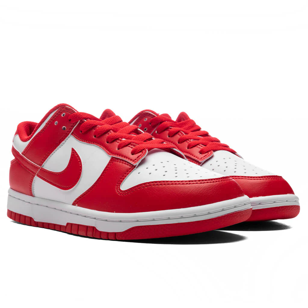 Dunk Low Retro - White/University Red - Image 2