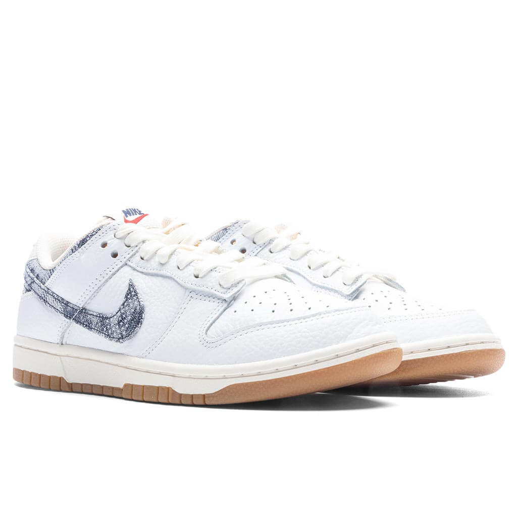 Dunk Low - White/Midnight Navy/Gym Red - Image 2