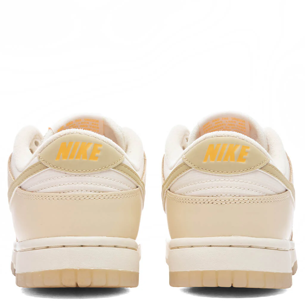 Women's Dunk Low - Muslin/Team Gold/Pale Ivory/Laser Orange - Image 4