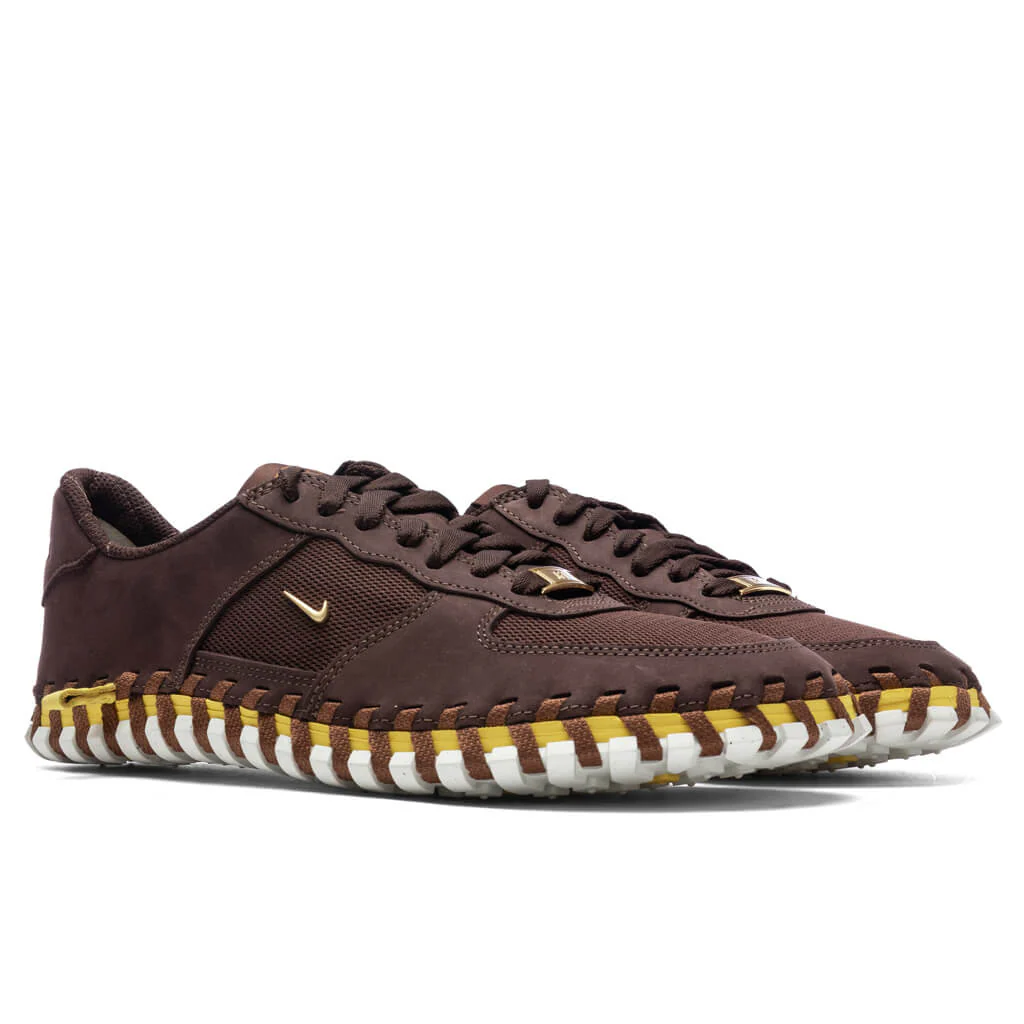 Nike x Jacquemus Force 1 Low LX SP - Earth/Metallic Gold/Blue Lightning - Image 2