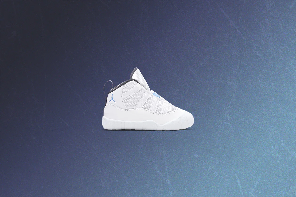 Air Jordan 11 Retro Crib - White/Legend Blue-Black - Image 5