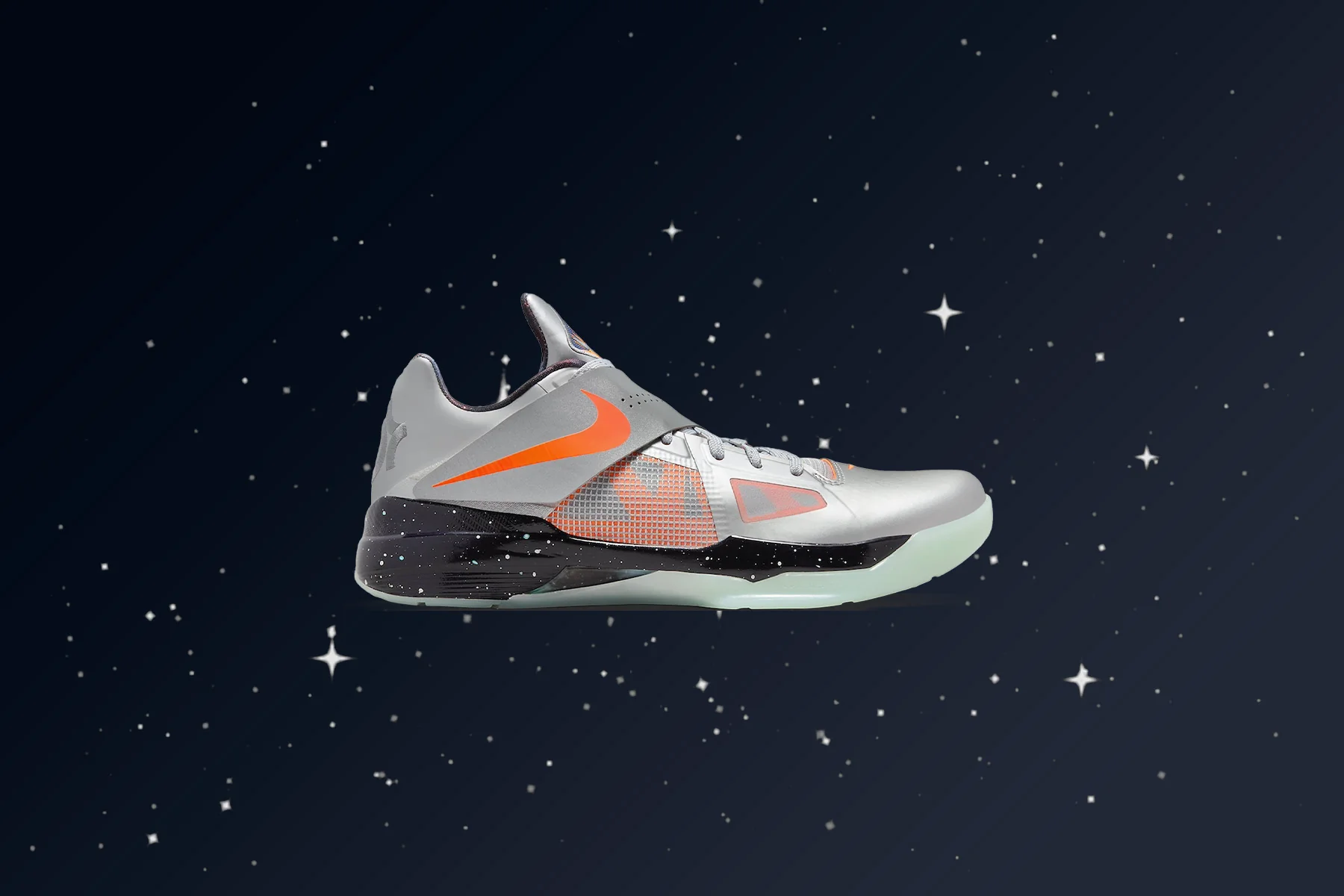 KD IV 'Galaxy' - Metallic Silver/Total Orange/Dark Grey - Image 5