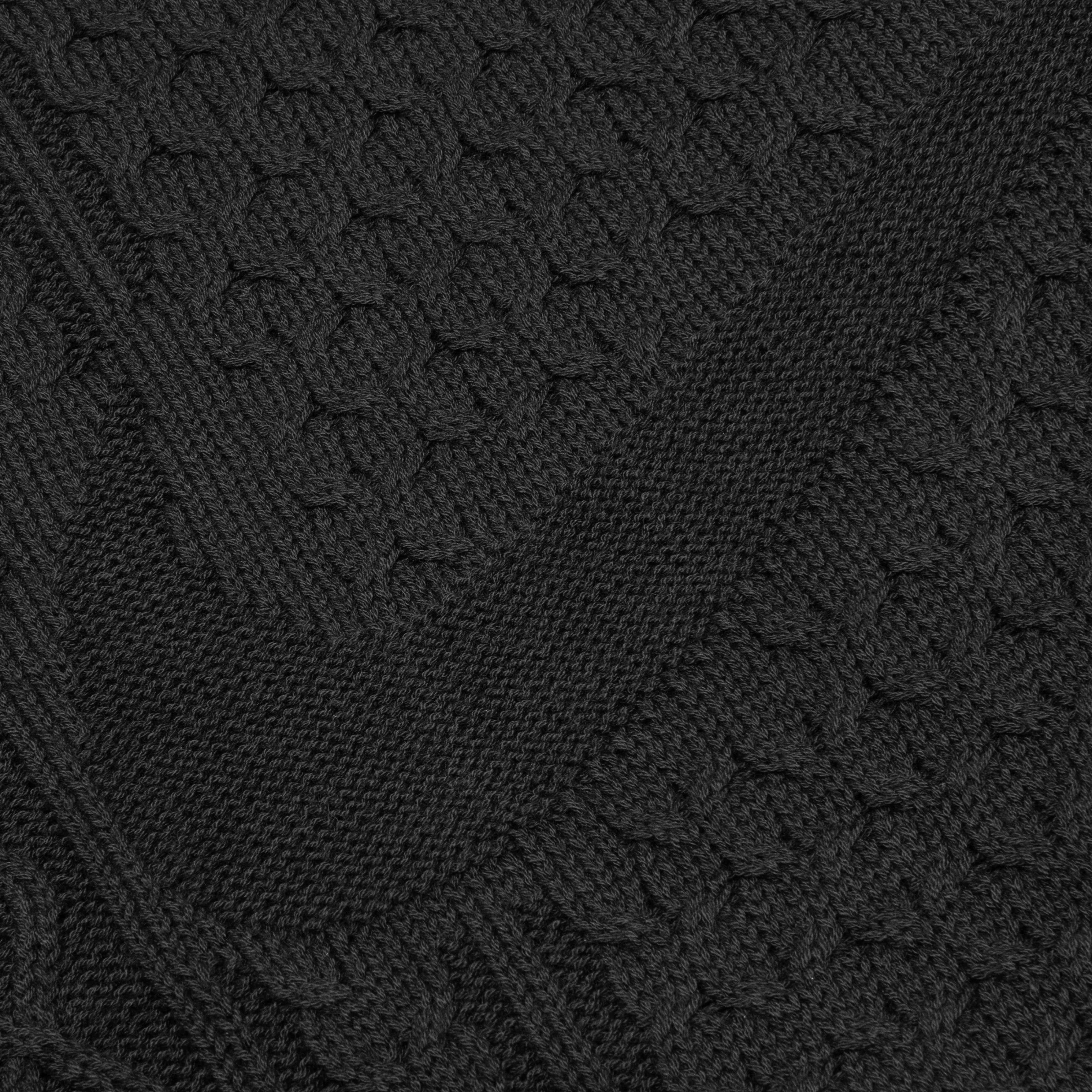 Nike Life Cable Knit Turtleneck Sweater - Black - Image 3