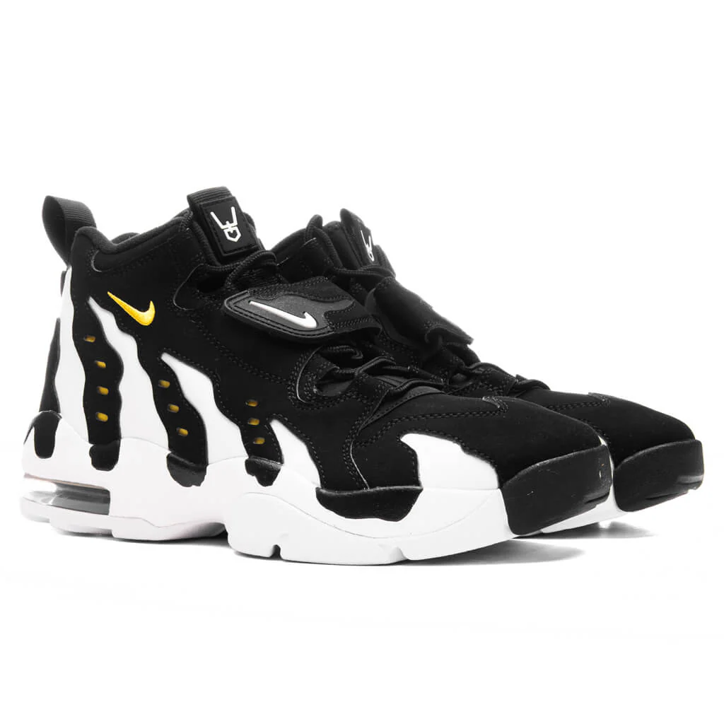 Air Diamond Turf Max '96 - Black/White/Varsity Maize - Image 2
