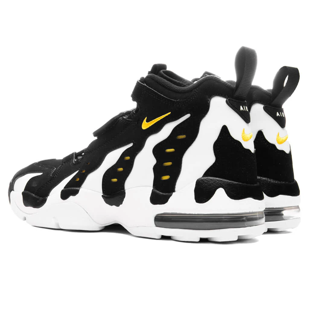 Air Diamond Turf Max '96 - Black/White/Varsity Maize - Image 3
