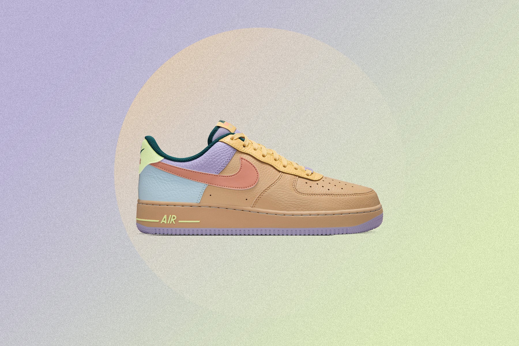 Air Force 1 '07 'Easter' - Sesame/Apricot Agate/Hydrangeas - Image 5