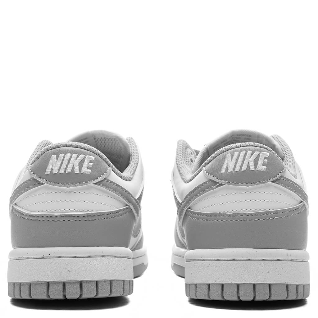 Women's Dunk Low - White/Light Smoke Grey - Image 4