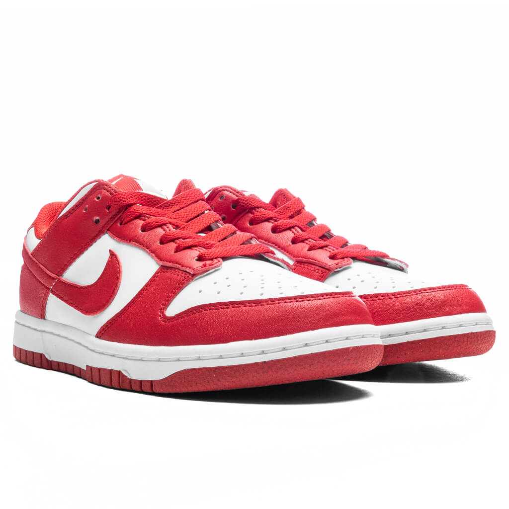 Women's Dunk Low - White/University Red - Image 2