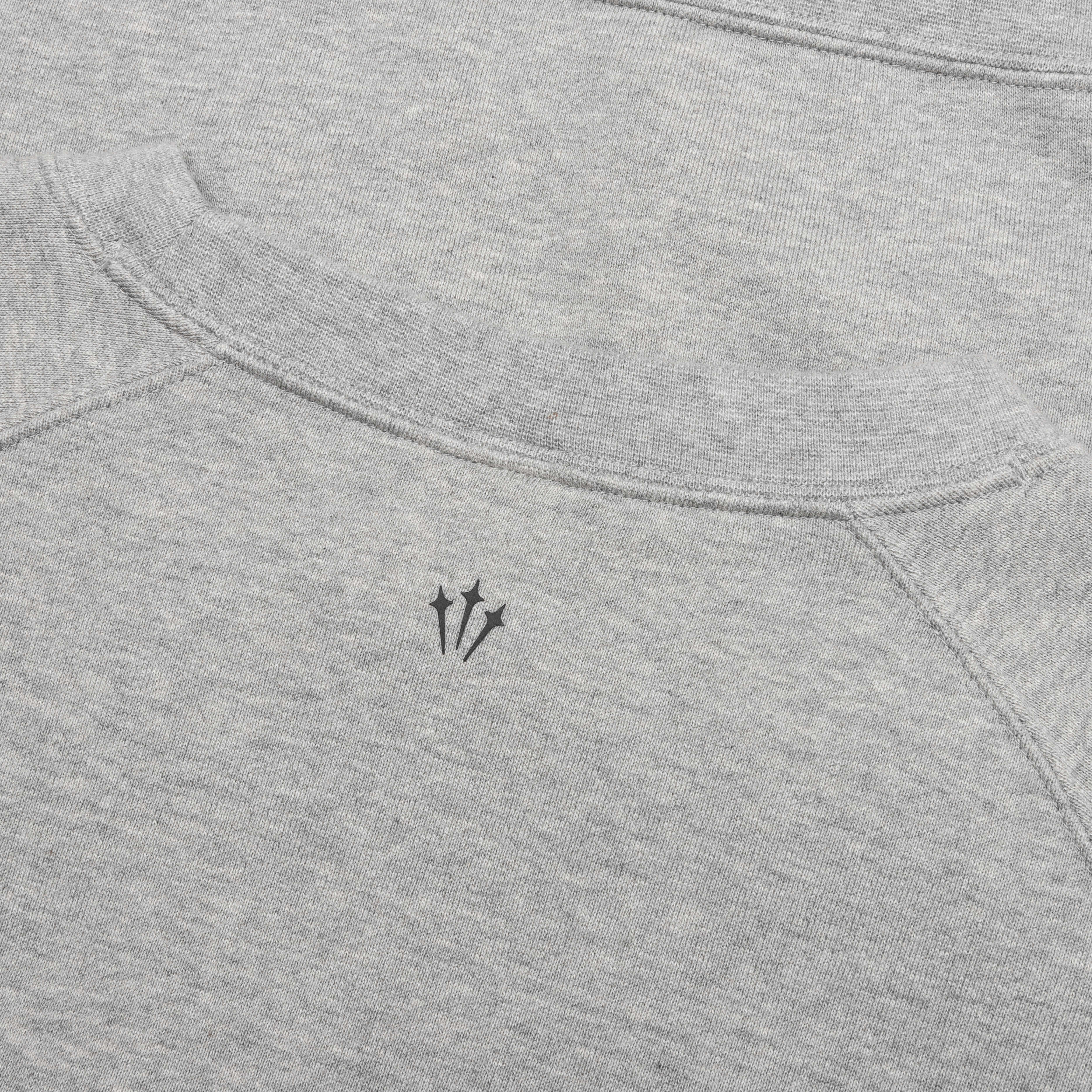 Nike x Nocta NRG CS Fleece Crew - Dark Grey Heather/Black - Image 5