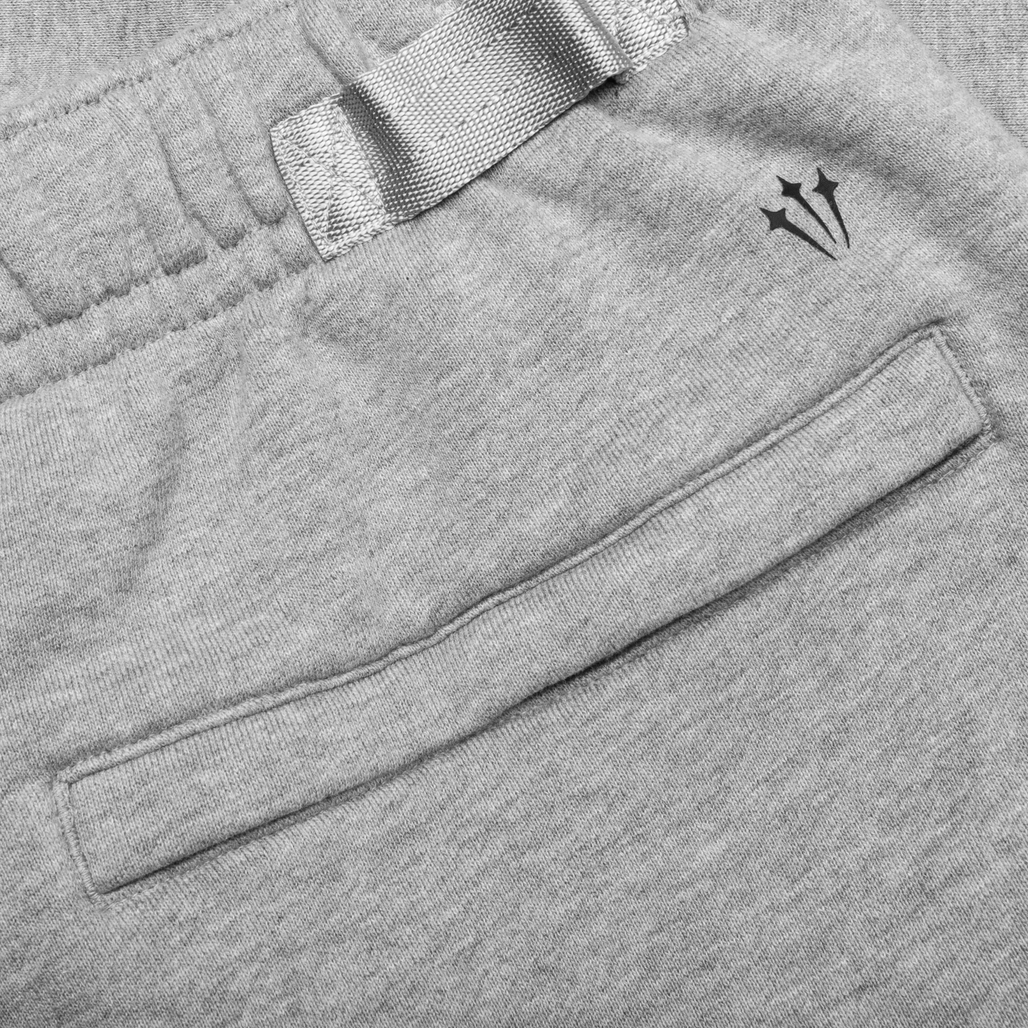 Nike x Nocta NRG CS Fleece Short - Dark Grey Heather/Matte Silver/Black - Image 4
