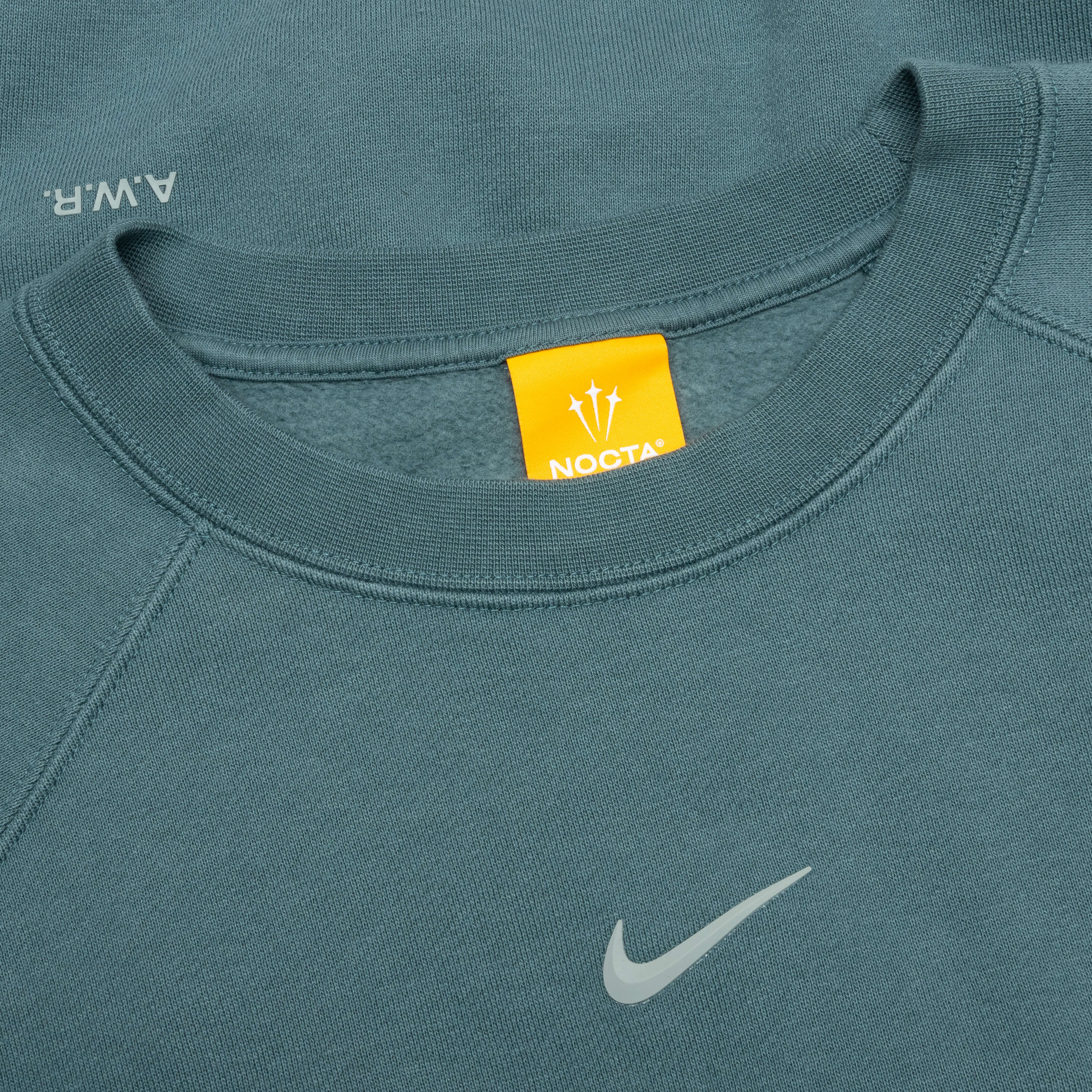 Nike x Nocta NRG Fleece Crew - Mineral Slate/Faded Spruce/Mica Green - Image 3