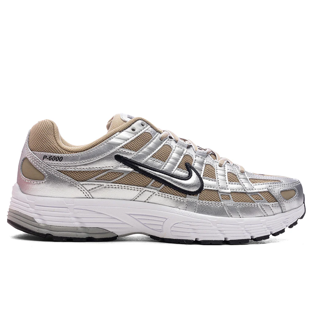 P-6000 - Khaki/Metallic Silver/Metallic Platinum