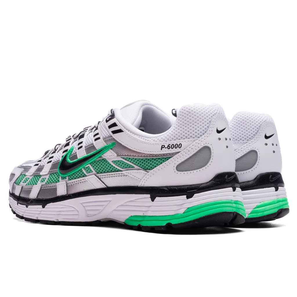 P-6000 - White/Black/Metallic Silver/Spring Green - Image 3