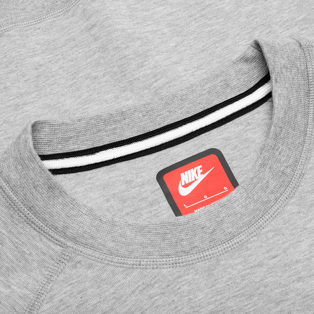 Tech Fleece Crew - Dark Grey Heather/Black - Image 4
