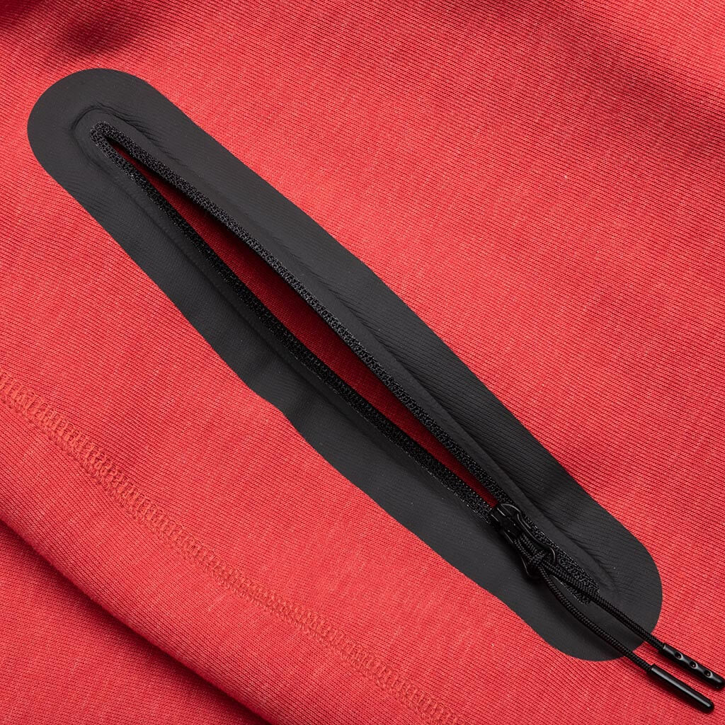 Sportswear Tech Fleece Open Hem Sweatpants - Light University Red Heather/Black - Image 4